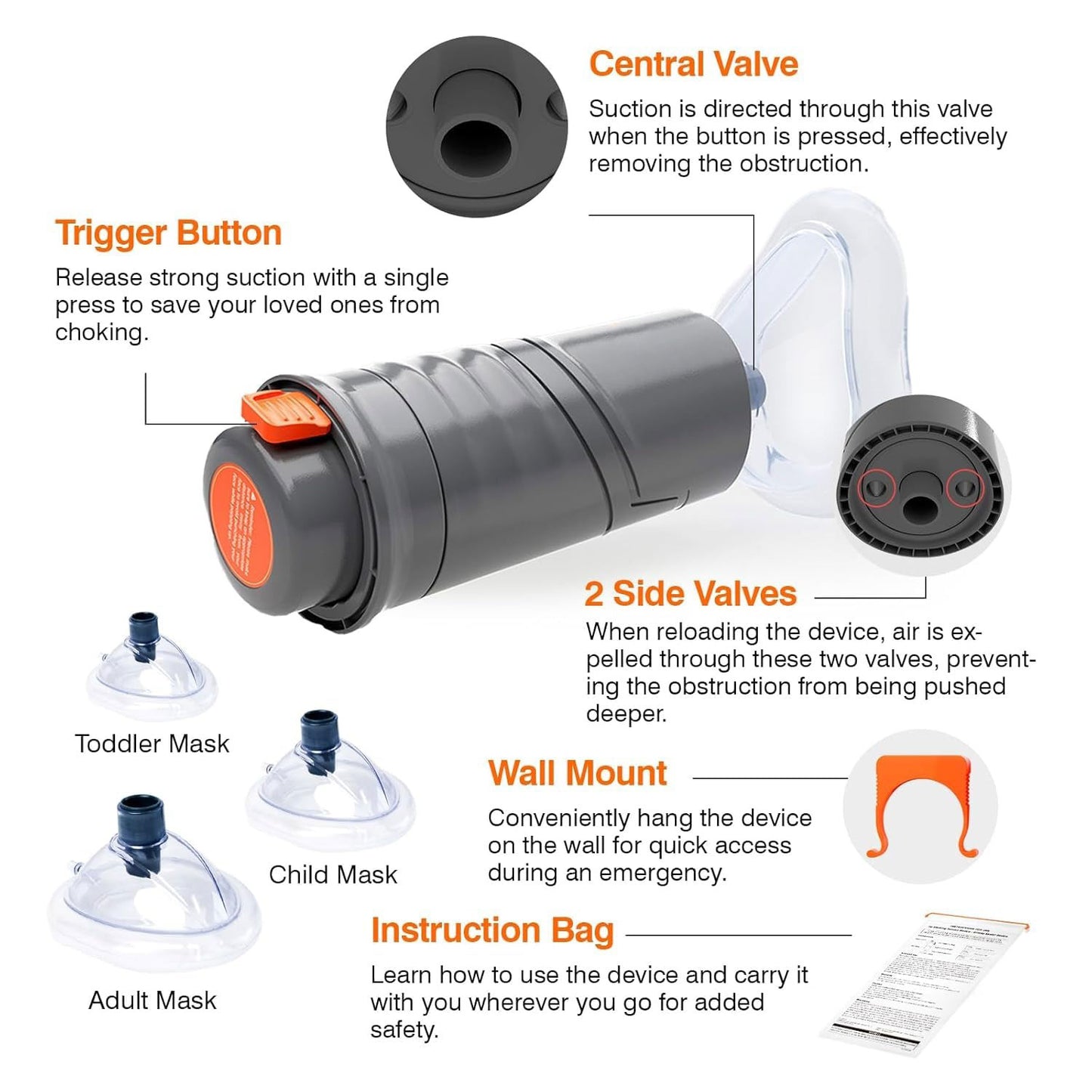 Chokly™ Auto Choking Rescue Device for Adults & Kids